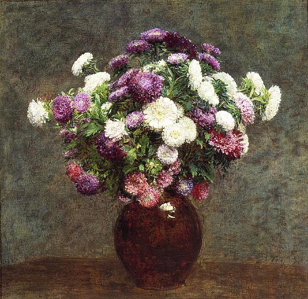 Henri Fantin-Latour Asters in a Vase china oil painting image